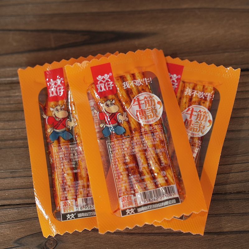 牛筋传说500g辣条怀旧休闲面筋素牛筋零食小吃麻辣辣条