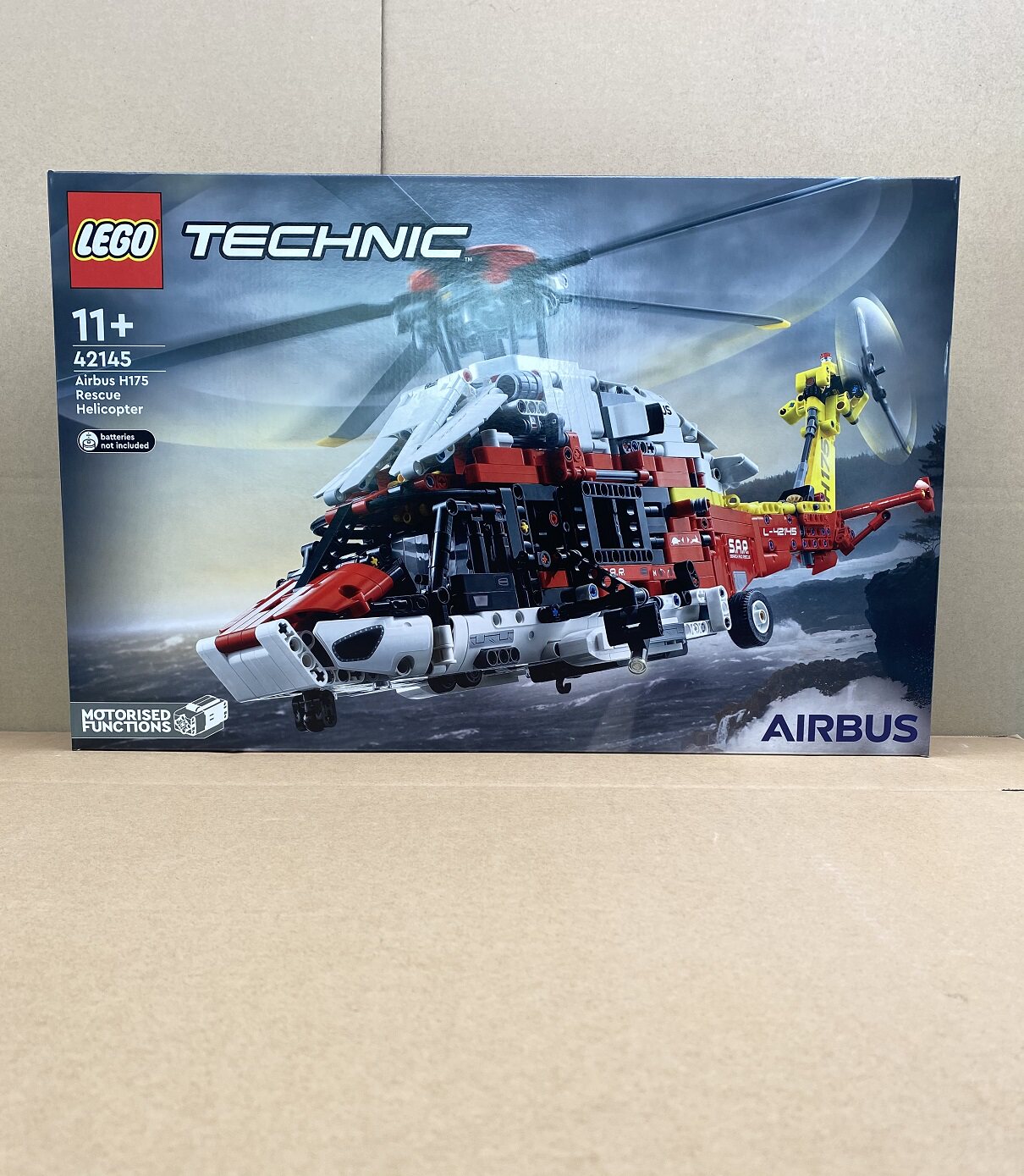 乐高42145科技机械组空客h175救援直升机高难度拼装积木