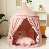儿童帐篷小房子室内男女孩蒙古包玩具屋公主小城堡ins风可折叠
