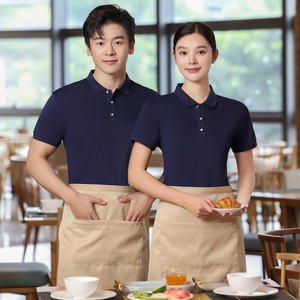 夏季新款青年翻领短袖t恤polo衫男女工装上衣S2316p18图片