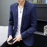 2023春秋新款男式西服休闲韩版青年修身花色西服外套9911-9912p85，男装西服，星座1507