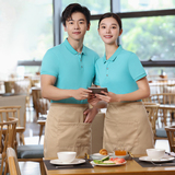夏季新款青年翻领短袖t恤polo衫男女工装上衣S2316p18，男装Polo衫，星座1507