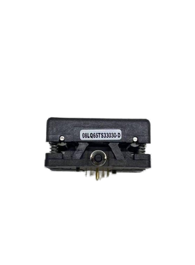 Plastronics 08LQ65TS33030美国原装QFN8烧录座0.65间距3*3座直销