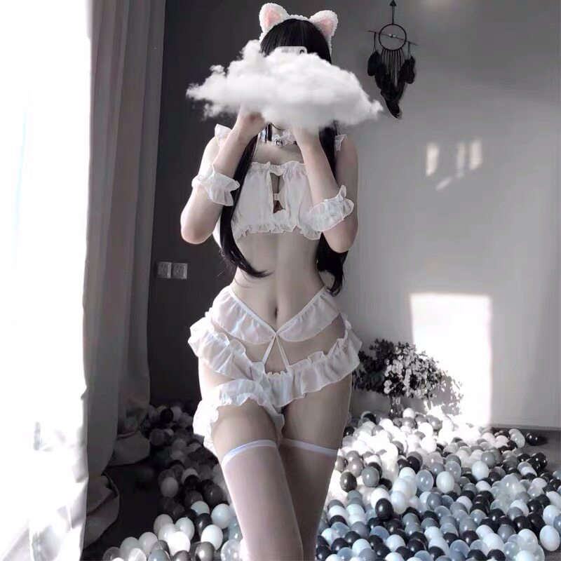 banana色气少女可爱萌二次元猫咪工口软妹子日系性感睡衣