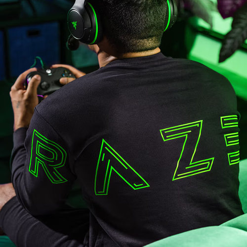 雷蛇Razer Unleashed超能系列休闲运动衫长袖T恤纯棉卫衣