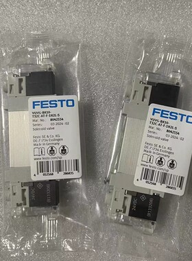 FESTO电磁阀VUVG-BK10-T32C-AT-F-1H2L-S8042554 8042556 8042555