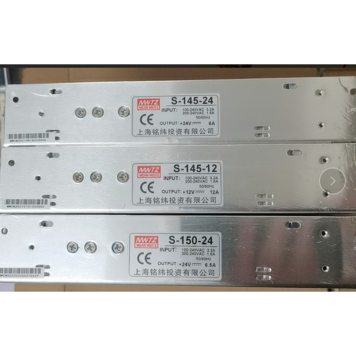 上海铭纬S-145-24-12 S-150-2412V台湾明纬LRS-150-24 NES-150 RS