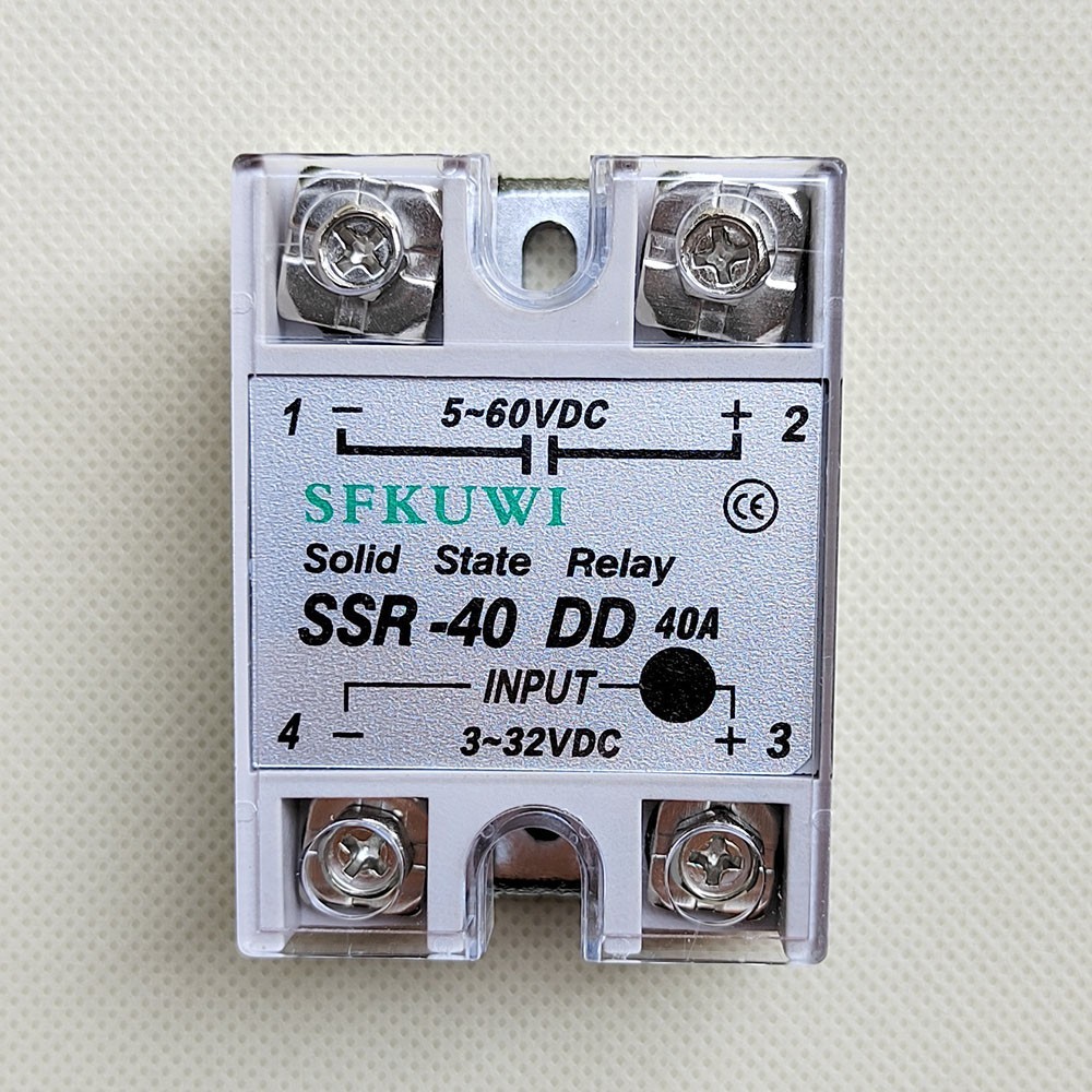 SFKUWI单相固态继电器SSR-40DD直流控直流输出5-60VDC put3-32V