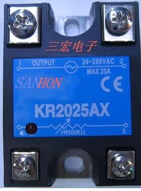 固态调压器KR2025AX(KR2010AX,KR2040AX,KR2050AX,KR2075AX)