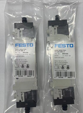 FESTO电磁阀 VUVG-LK14-T32C-AT-G18-1R8L-S 8042566 8042567