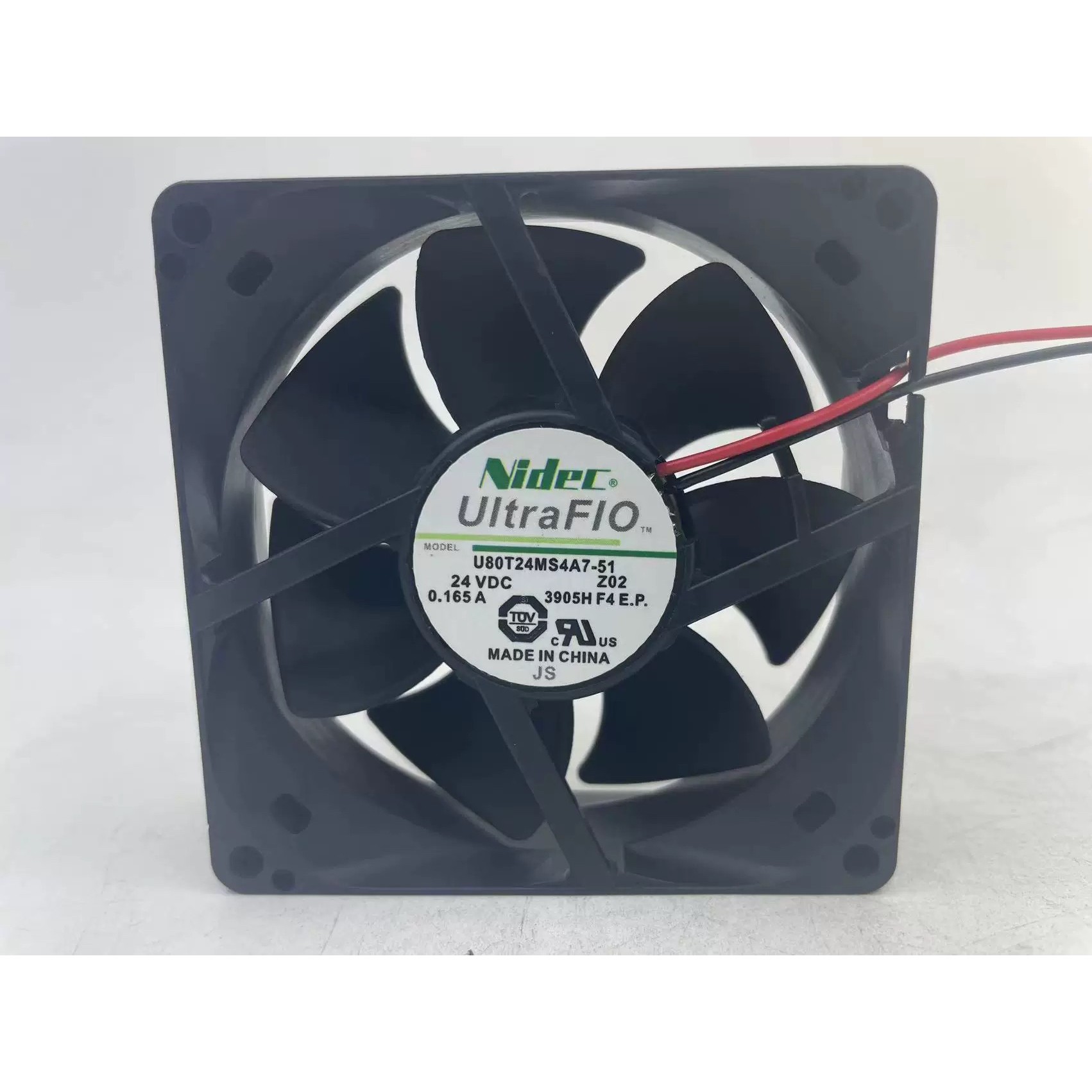 U80T24MS4A7-51 原装Nidec 8025 24V 0.165A汇川15kw变频器风扇