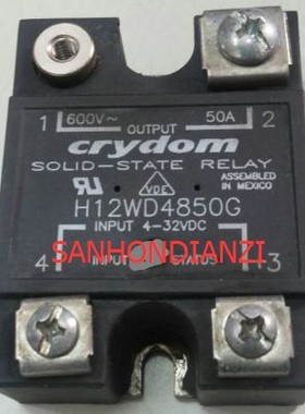 快达CRYDOM固态继电器H12WD4850G (H12WD4825G,H12WD4810G)