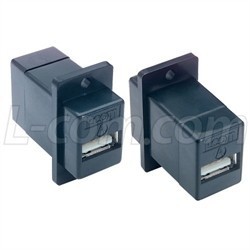 ECF504B-UAA 全新原装 现货 USB耦合器 A型/A型 L-COM 黑色