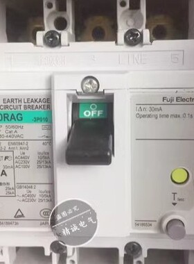 原装日本富士EW50RAG EW63RAG 3P30mA漏电保护断路器现货质保两年