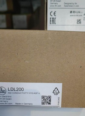 IFM 易福门电感式电导率传感器LDL200 LDL100 LDL201