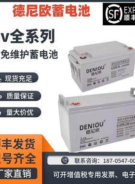 德尼欧蓄电池6GFM-12V100A65A55A40A38A33A24A17A9A7AH直流屏EUPS