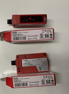 全新原装LEUZE劳易测对射光电传感器50127040 LE46CI.1/4P-M12