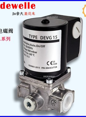 燃气电磁阀Madewelle切断阀 DEVG15 DEVG20 DEVG25 DEVG40 DEVG50