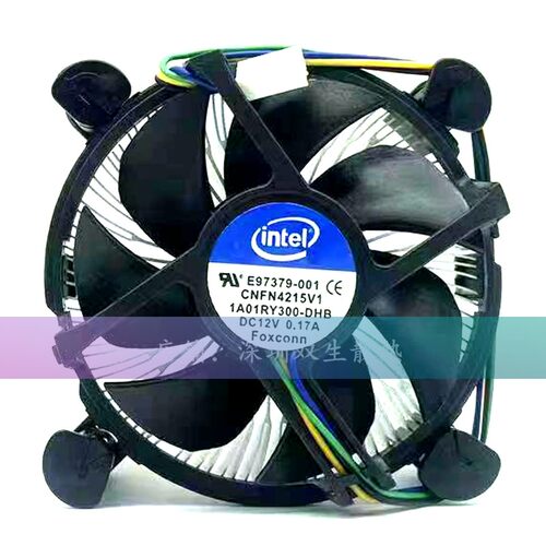 intel英特尔CPU风扇 i5 i7主板 E97379-001/003 12v0.17A0.2A0.6A
