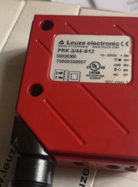 PRK 8/44-S12 LEUZE带偏振光片镜反射型光电传感器50036360