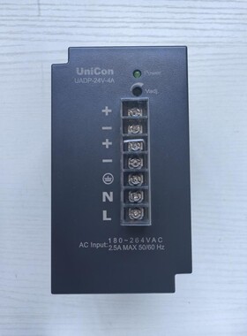 FATEK永宏P50-24开关电源供应器P35 P100 P150 UADP-24V-2A 全新
