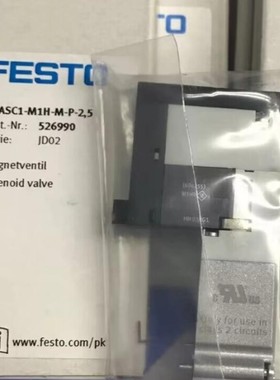 费斯托FESTO 电磁阀 CPASC1-M1H-M-P-2,5 526990 现货