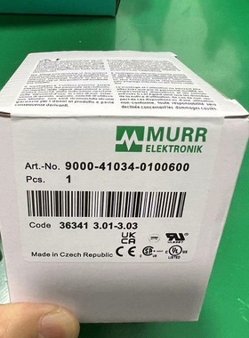 MURR穆尔9000-41042-0100600电流分配器9000-4103442-0401000现货