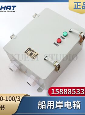 泰航船用岸电箱AJH/AJ100-100/3三相交流线序配电220380V控制箱ZC