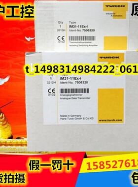 原装图尔克安全继电器IM31-22EX-U IM33-11EX-HI IM35-22EX-H