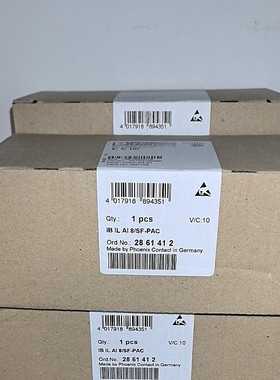 全新原装正品 2861412 菲尼克斯模块IB IL AI 8/SF-PAC