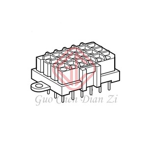 206633 24芯 全新原装 板端 正品 连接器 泰科 AMP