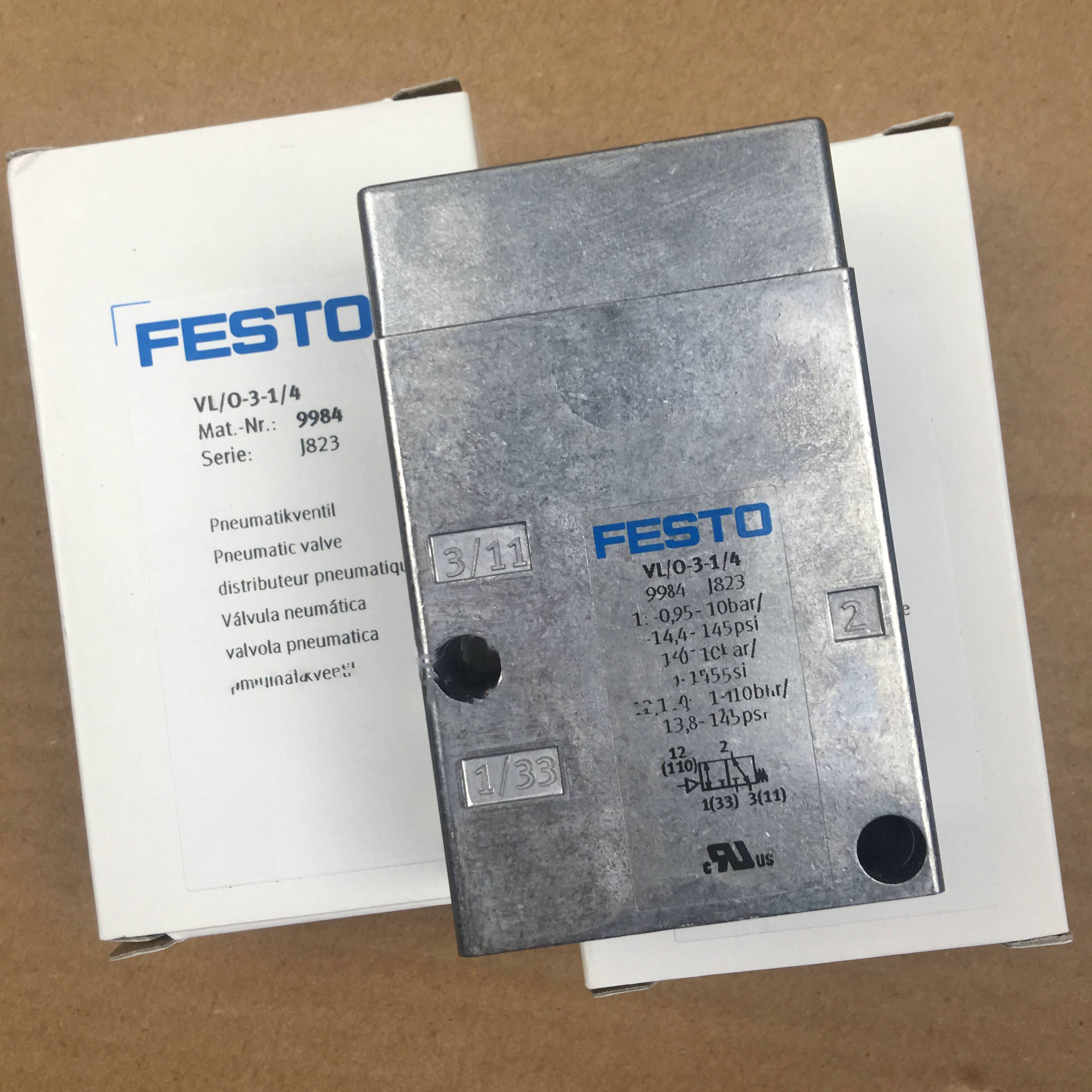 festo气控阀VL/O-3-1/4 9984 VL/O-3-1/2 9983 14294 9199 4233