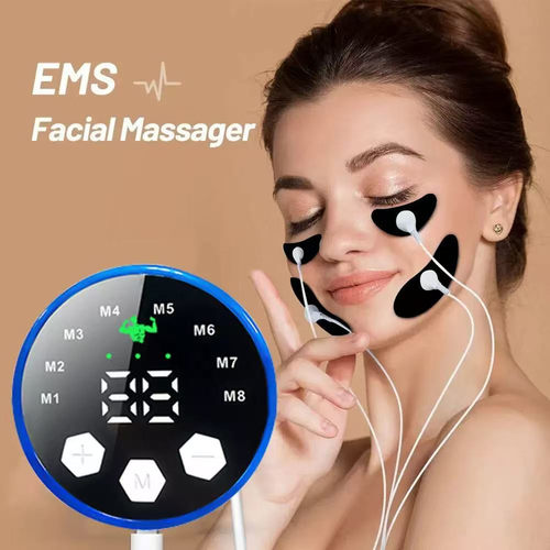 EMS脉冲脸部肌肉紧致训练仪器多功能家用法令纹V脸塑形面部美容仪