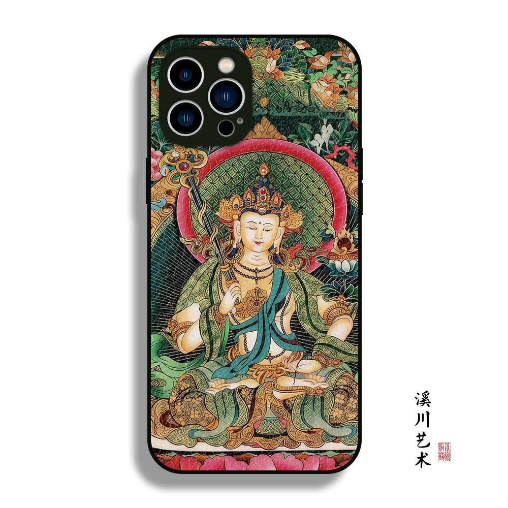 佛文化虚空藏菩萨唐卡艺术手机壳