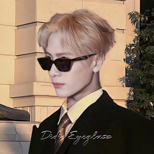 王嘉尔同款gm墨镜男款潮痞帅复古高级感小框猫眼太阳眼镜防紫外线