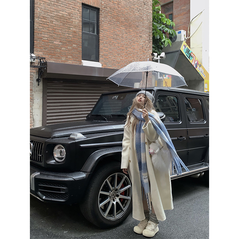 NECOYEP2023秋冬季慵懒毛呢大衣