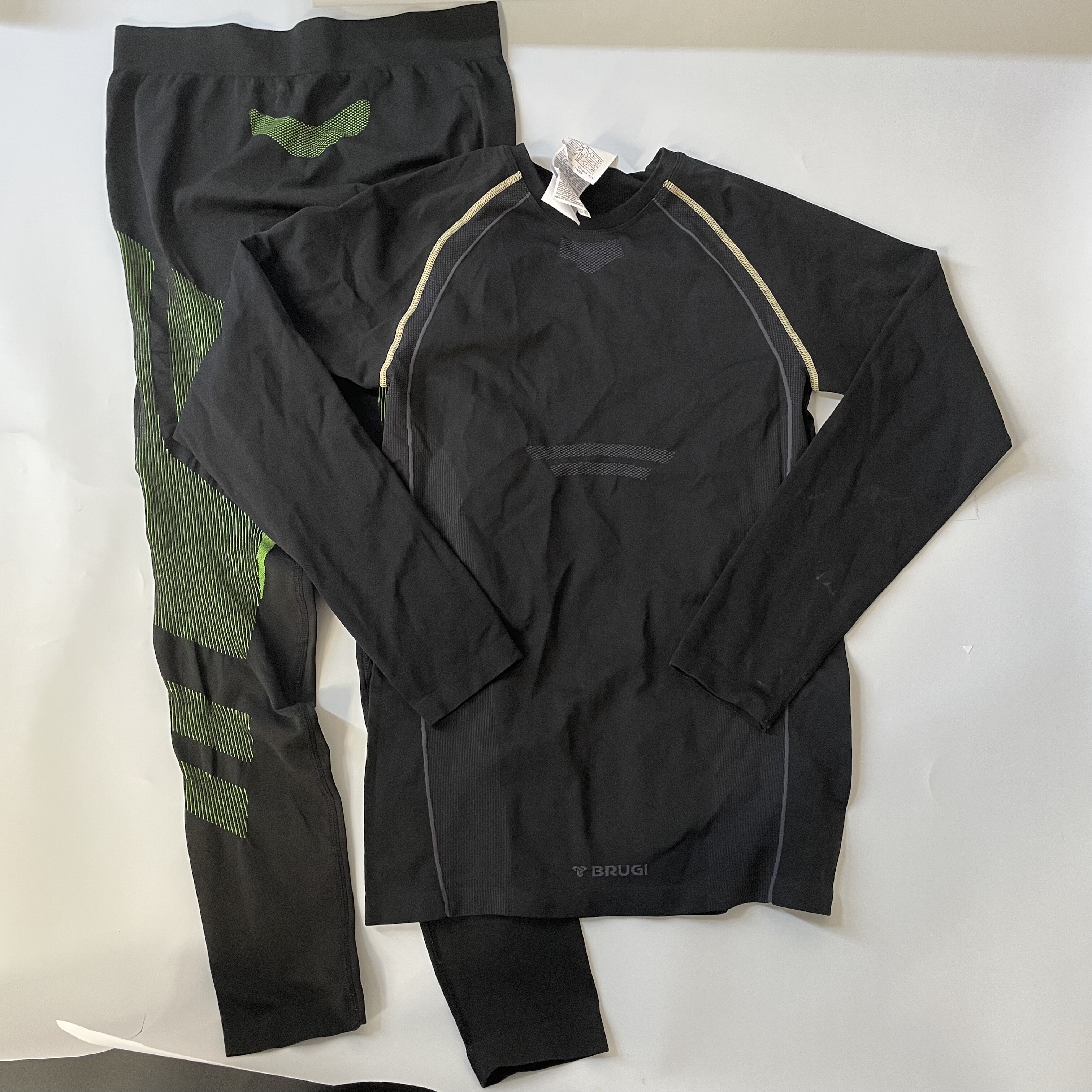 crivit男女排汗速干衣户外健身跑步运动紧身衣长袖滑雪套装混搭