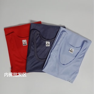 满5件包邮红牛男装腈纶背心老头薄款针织背心尼龙背心老人背心男