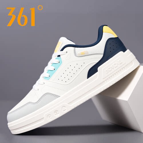 361运动鞋男鞋2024春秋新款革面透气低帮板鞋百搭轻便舒适休闲鞋