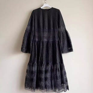 杂款度假风女装批发印花长裙飘逸连衣裙棉麻半身裙显瘦款