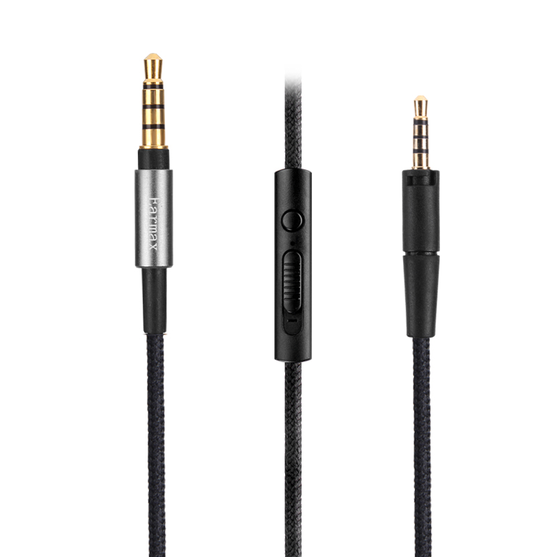 森海大馒头HD4.30HD400S塞尔HD458HD450BT黑色尼加长音频线耳机线