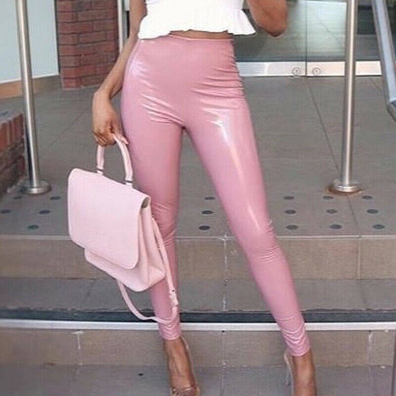 欧美时尚性感亮皮裤女休闲夜店派对裤子,女装/女士精品,休闲裤,淘宝优惠券,粉丝福利购,淘宝优惠卷