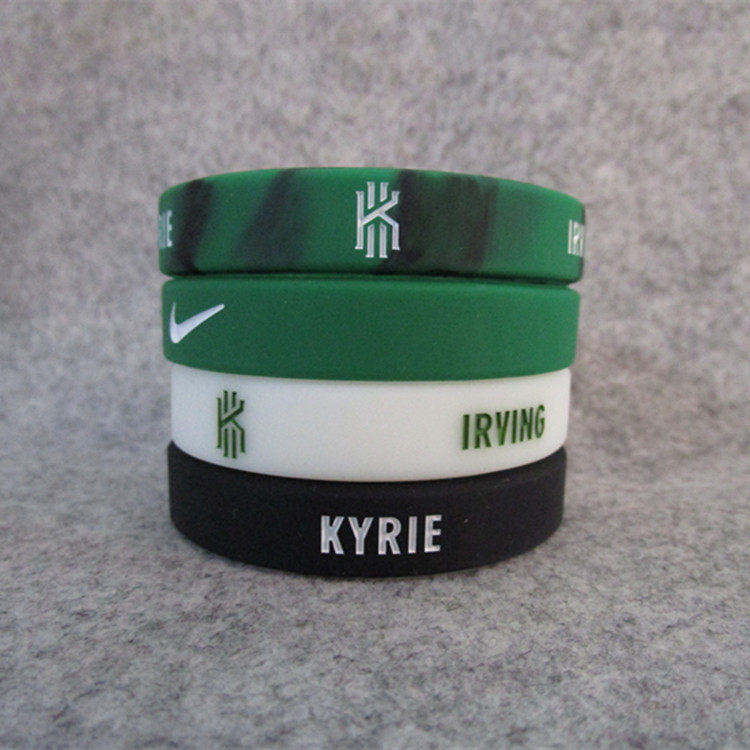 kyrie irving欧文珍藏耐标 硅胶夜光运动手环 硅胶腕带手链饰品