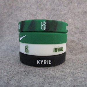 KYRIE IRVING欧文珍藏耐标 硅胶夜光运动手环 硅胶腕带手链饰品
