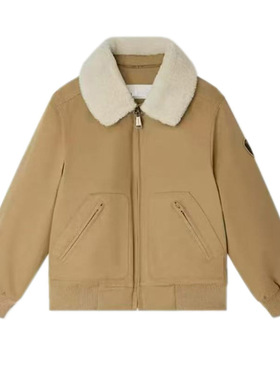 到175码 秋冬新款 儿童羊羔毛大翻领防水夹克棉衣外套可亲子 童装