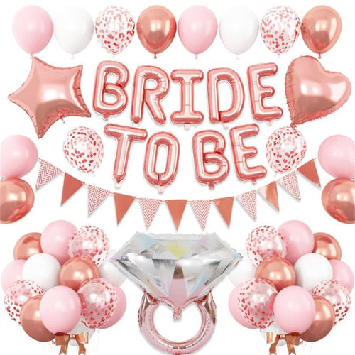 单身派对装饰气球BrideToBe