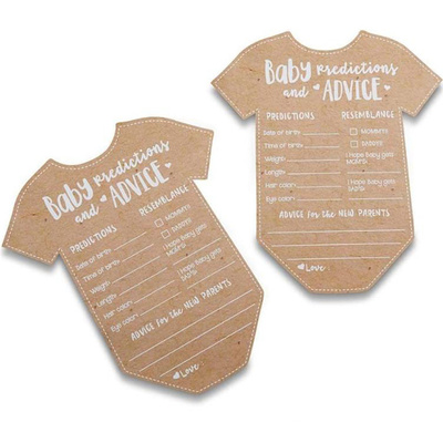 婴儿洗礼建议预测祝福游戏卡片