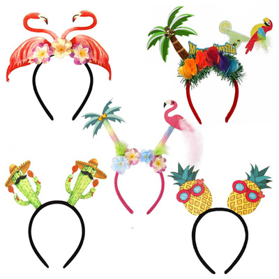 夏威夷沙滩派对拍照道具发箍