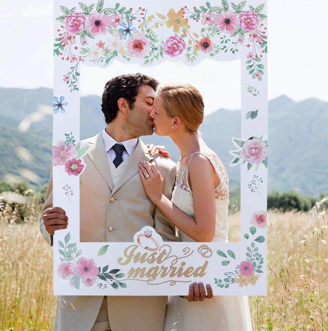 婚礼户外手持拍照相框