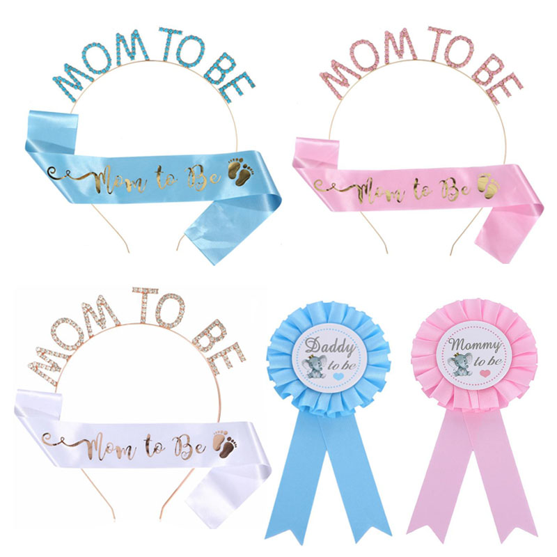 准妈妈孕妇派对装饰发箍肩带